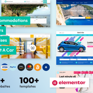 Book Your Travel - Online Booking WordPress Theme